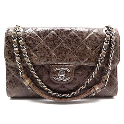 sac chanel timeless cuir graine|Sacs Chanel Timeless de seconde main .